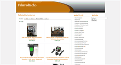 Desktop Screenshot of fahrradtacho.info